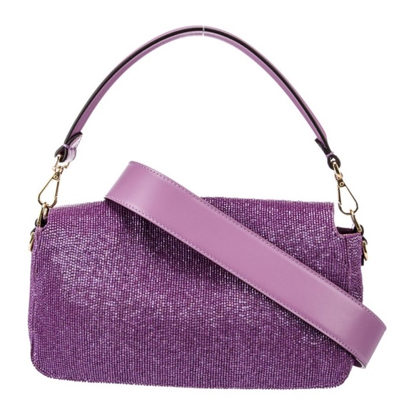 Fendi Embellished Baguette Bag - Picture 2 of 5